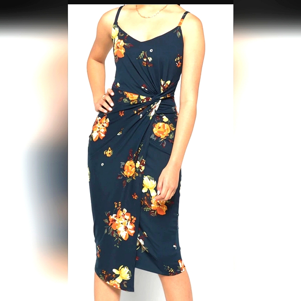Dress knitted fitter flower dress size 2X